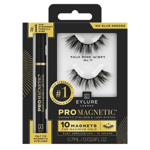 Eylure ProMagnetic 10 Magnet False Eyelashes Faux Mink Wispy X 3