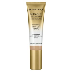 Max Factor Miracle Second Skin Foundation 07 Neutral Medium X 3